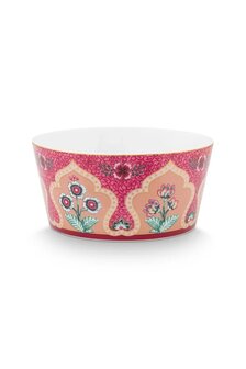 PIP-Studio-4-Bowls-giftset-Oriental-Flower-Festival-Dark-Pink-4-kommen-roze-51.003.260