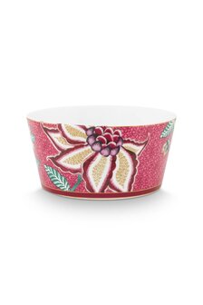 PIP-Studio-4-Bowls-giftset-Oriental-Flower-Festival-Dark-Pink-4-kommen-roze-51.003.260