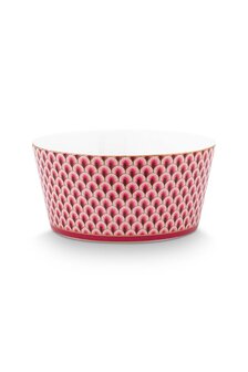 PIP-Studio-4-Bowls-giftset-Oriental-Flower-Festival-Dark-Pink-4-kommen-roze-51.003.260