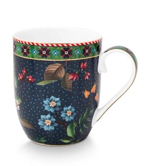 Pip-Studio-BERRY-BLUES-groen-bosbes-blauw-gold-set/2-mugs-small-145ml-herfst-51.002.490-in-giftbox