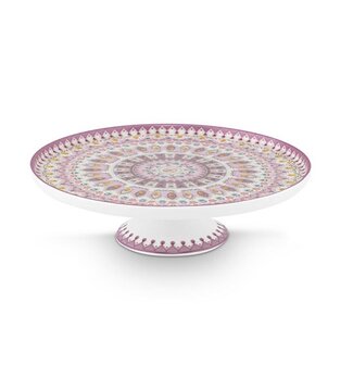 Pip-Studio-Mini-cake-Tray-Lilly_&amp;_Lotus-MOON-DELIGHT-Multi-doorsnee-21cm-Lila-randen-deco-motieven-51.018.158