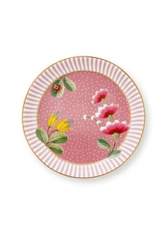 PIP-Studio-Tea-tip-LA-MAJORELLE-pink-bloemmotief-stipjes-roze-9cm-51.013.023