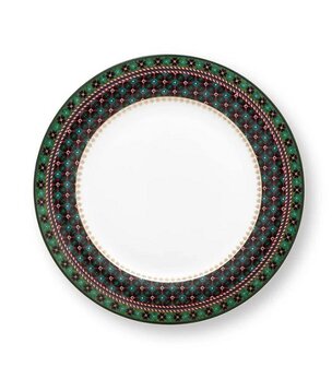 PIP-Studio-Plate-BERRY_BLUES-dinerbord-Clover-Green-groen-bosbes-blauw-bloem-26,5cm-51.001.484