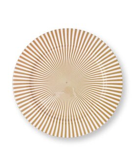 PIP_Studio-XL-bord-Plate-DOT_DELIGHT-Stripes-White-gold-32cm-kunststof-wit-gouden-strepen-51.001.478