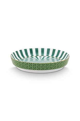 Pip-Studio-Tea-Tip-ROYAL-STRIPES-Green-theetipje-gestreept-rozet-groen-wit-51.002.430A