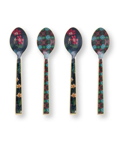 Pip-Studio-theelepels-set/4-spoons-BERRY-BLUES-metaal-geglazuurd-51.060.025