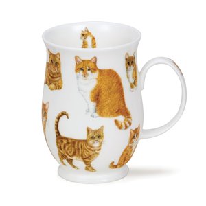 Dunoon-beker-mok-mug-Becher-Suffolk-CATS-Ginger-Katten-rood-design-Jane_Fern