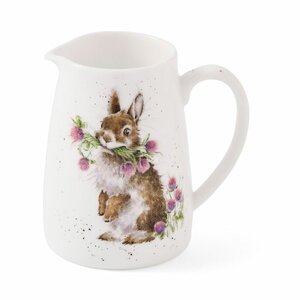 Wrendale Designs Posy Jug RABBIT klein melkkannetje Konijn met klaver