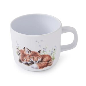 Wrendale Designs melamine beker met oor LITTLE WREN FOX Bosdieren Vos