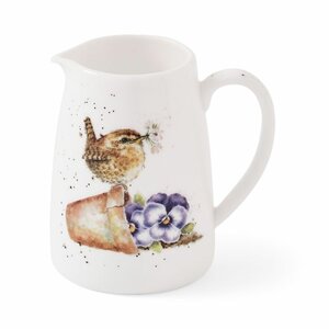 Wrendale Designs Posy Jug WREN klein melkkannetje Winterkoninkje