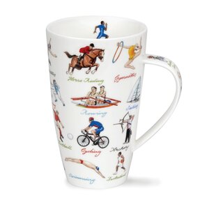 DUNOON-XL-beker-mok-mug-tasse-HENLEY-SPORTS-WORLD-wielrennen,zwemmen-design-Richard Partis-