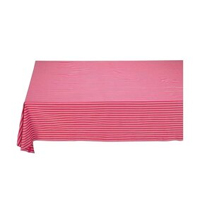 PIP Studio Table Cloth Tafelkleed STRIPES PINK 160x250cm katoen donker roze gestreept