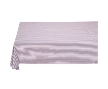 PIP Studio Table Cloth Tafelkleed STRIPES LILAC 180x300cm katoen lila paars gestreept