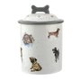 Royal_Worcester-WRENDALE-DOG-TREAT-jar-voorraadpot-hondenkoekjes-keramiek-ceramic-13,5x19cm-Hannah_Dale-honden