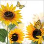 Ambiente-papieren-lunch-diner-servetten-33x33cm-SUNNY-BUTTERFLY-Zonnebloem-vlinders-13310115