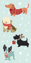 Papieren-zakdoekjes-p/10-Paper+Design-MERRY-DOGS-honden-sneeuw-sneeuwvlokken-Kerstsfeer-193710