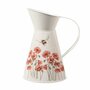 Wrendale-Designs-Flower-Jug-POPPIES-BEE-bloemen-water-kan-vaas--Klaproos-bij-hommel-TN022