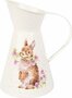 Wrendale-Designs-Flower-Jug-HEAD-CLOVES-HEELS-bloemen-water-kan-vaas--konijn-klaver-TN034