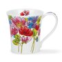 Dunoon-JURA-beker-mok-mug-Becher-INKY-FLORALS-Pinks-flower-bloemen-aquarel-roze-paars-blauw-210ml-design-Michele_Aubourg