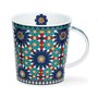 DUNOON-Lomond-mug-beker-TANGIER-Blue-mozaiek-blauw-goud-0,32ltr-design-Dave_Broadhurst