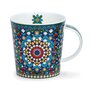 DUNOON-Lomond-mug-beker-TANGIER-Green-Blue-mozaiek-groen-blauw-goud-0,32ltr-design-Dave_Broadhurst