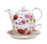 Dunoon-Tea for one-WILD GARDEN-bloemen-Roos-Pioenrozen-Klaproos