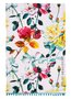 Ulster-Weavers-theedoek-Tea Towel-cotton-Designers-Guild-COUTURE-ROSE-turquoise-bolletjes-rand